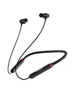 Lenovo Wireless Neckband, 10 Hours Of Operating Time, Active Noise Reduction, Stable Connection, Hi-fi High-Frequency Technology - Black - HEO5X