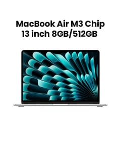 Apple 13-inch MacBook Air with Apple M3 Chip, 8-Core CPU, 10-Core GPU, 8GB RAM, 512GB SSD - Space Gray |MRXR3AB/A