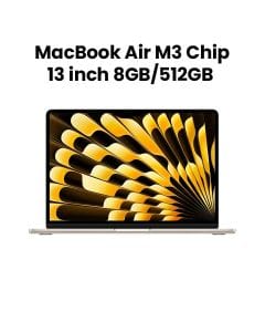 Apple 13-inch MacBook Air with Apple M3 Chip, 8-Core CPU, 10-Core GPU, 8GB RAM, 512GB SSD - Space Gray |MRXU3AB/A