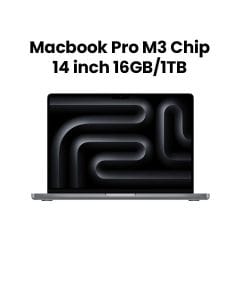 Apple 14-inch MacBook Pro with M3 Chip, 8-Core CPU & 10-Core GPU, 16GB RAM, 1TB SSD - Space Gray |MXE03ZS/A