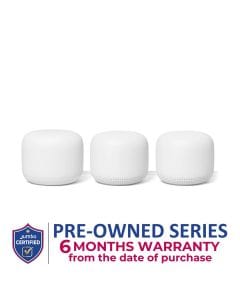 Google AC-1304 WiFi Solution Single WiFi Point Router Replacement for Whole Home Coverage - Pack of 3