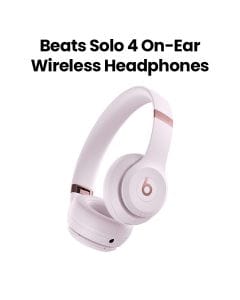 Beats Solo 4 Wireless Headphones - On-Ear Wireless Headphones - Cloud Pink | MUW33AE/A