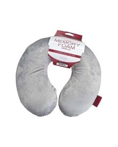 Mosafer U-Shape Memory Foam Travel Neck Pillow - Grey | JZT458
