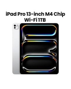 Apple Wi-Fi iPad Pro 1TB 13 Inch, Nano-Texture Glass, Ultra Retina XDR Display - Silver - MWRG3AB/A