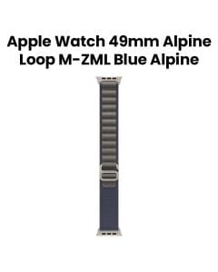 Apple Alpine Loop 49mm, Daily Wear And Long Use, Easy To Install, Smooth Finish Designed, Long Lasting Performance - Blue - MT5L3ZM/A