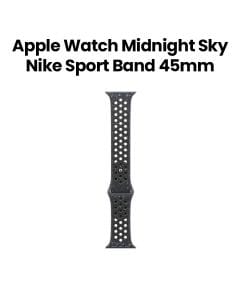 Apple Watch Nike Sport Band 45mm, Nike Collaboration Design, Breathable Perforations, Comfortable Wear - Midnight Sky - MUV53ZM/A