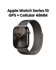 Apple Watch Series 10 GPS + Cellular 46mm Slate Titanium Case with Slate Milanese Loop - S/M | MC7R4QA/A