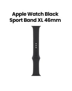 Apple 46mm Black Sport Band - XL | MXM53ZM/A