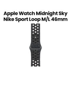 Apple Nike Sport Band M/L 46mm, Long-Lasting Performance, Smooth Finish Design, Comfortable Fit, Easy To Install - Midnight Sky - MYL73ZM/A