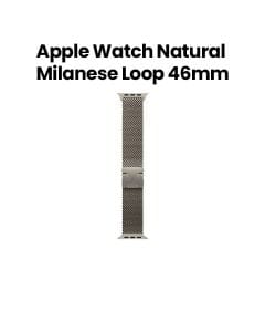 Apple 46mm Natural Milanese Loop - M/L | MXMQ3ZM/A