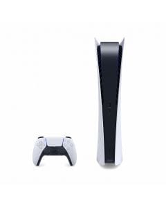 Sony PlayStation PS5 Slim Digital Edition Console 825GB SSD, 4K HDR Gaming, 120Hz, Ray Tracing, DualSense, WiFi Bluetooth | White-CFI-2116B01Y