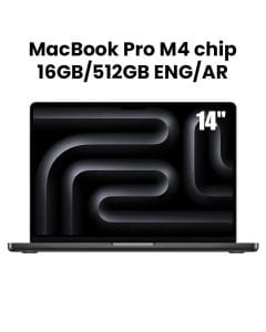 Apple MacBook Pro 16GB RAM 512GB SSD 14 Inch, M4 Chip With 10-Core CPU and 10-Core GPU, Liquid Retina XDR Display - Space Black - MW2U3AB/A