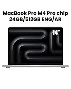 Apple MacBook Pro 24GB RAM 512GB SSD 14 Inch, M4 Pro Chip With 12-Core CPU, 16-Core GPU, Liquid Retina XDR Display - Silver - MX2E3AB/A