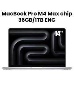 Apple MacBook Pro 36GB RAM 1TB SSD 14 Inch, M4 Max Chip, 14-Core CPU And 32-Core GPU, Liquid Retina XDR Display - Silver - MX2G3ZS/A