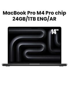 Apple MacBook Pro 24GB RAM 1TB SSD 14 Inch, M4 Pro Chip, 14-Core CPU And 20-Core GPU, Liquid Retina XDR Display - Space Black - MX2J3AB/A