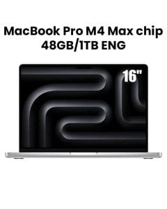 Apple MacBook Pro 48GB RAM 1TB SSD 16 Inch, English Keyboard, M4 Pro Max Chip, 16-Core CPU And 40-Core GPU, Liquid Retina XDR Display - Silver - MX2W3ZS/A