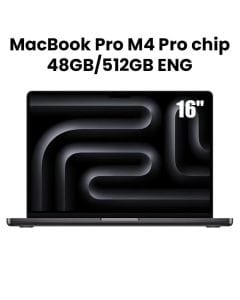 Apple MacBook Pro 48GB RAM 512GB SSD 16 Inch, M4 Pro Chip, 14-Core CPU And 20-Core GPU, Liquid Retina XDR Display - Space Black - MX2Y3ZS/A