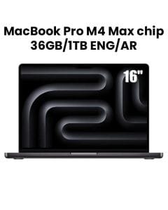 Apple MacBook Pro 36GB RAM 1TB SSD 16 Inch, M4 Pro Max Chip, 14 Core CPU And 32 Core GPU, Liquid Retina XDR Display - Space Black - MX303AB/A