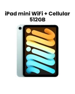 Apple Wi-Fi + Cellular iPad Mini 512GB Storage 8.3 Inch, Liquid Retina Display, Powerful Performance, Compact And Portable Design - Blue - MYHD3AB/A