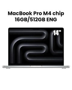 Apple MacBook Pro 16GB RAM 512GB SSD 14 Inch, M4 Chip With 10-Core CPU and 10-Core GPU, Liquid Retina XDR Display - Silver - MW2W3ZS/A