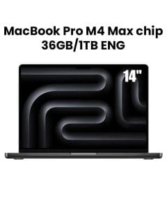 Apple MacBook Pro 36GB RAM 1TB SSD 14 Inch, M4 Max Chip, 14-Core CPU And 32-Core GPU, Liquid Retina XDR Display - Space Black - MX2K3ZS/A