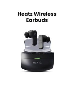 Heatz Wireless Earbuds - Black | HB1