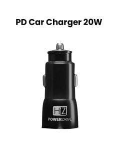Heatz PD Fast 20W Smart Charging Car Charger - Black | ZCC2