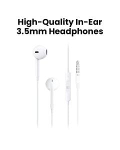 Heatz High Quality Real Voice Earphone - White | ZE35