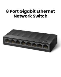 TP-Link 8-Port Gigabit Switch - Black | LS1008G