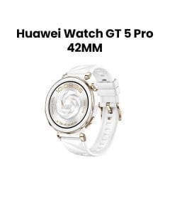 Huawei Watch GT 5 Pro 42mm White – White Fluoroelastomer Strap (Asia, Africa, Latin America) 