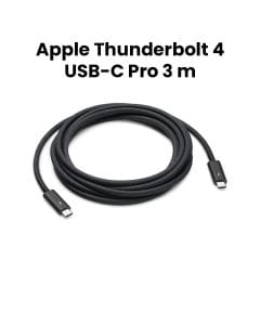 Apple Thunderbolt 4 Pro Cable (3m) - Black | MW5H3ZM/A