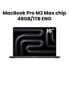 Apple MacBook Pro 16" M3 Max Chip 16-Core CPU 40-Core GPU 48GB RAM 1TB SSD (English) - Space Black | MUW63ZS/A