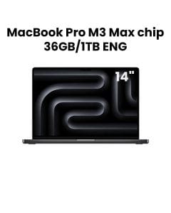 Apple MacBook Pro 14" M3 Max Chip 14-Core CPU 30-Core GPU 36GB RAM 1TB SSD (English) - Space Black | MRX53ZS/A