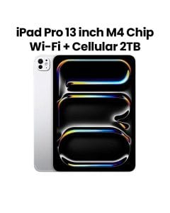 Apple iPad Pro 13" M4 Wi-Fi + Cellular 2TB Standard Glass - Silver | MVY03AB/A