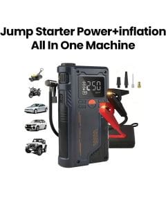 NINGBO Jump Starter Power + Inflation Machine - Black | T-700