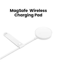 BELKIN BoostCharge Magnetic 7.5W Wireless Charging Pad, 2M Cable - White | WIA005BTWH
