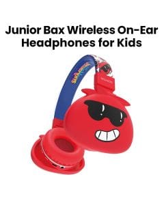 Moxedo Junior Bax Wireless On-Ear Headphones - Red | MX-WH014