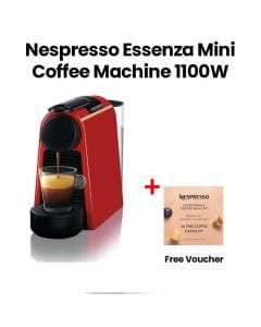 Nespresso Essenza Mini Coffee Machine - Red | D30-ME-RE-NE2