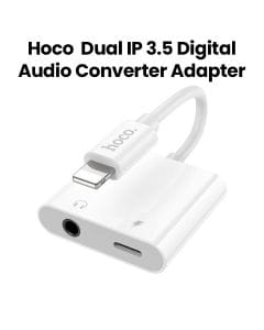 HOCO IP to 3.5mm Digital Audio Converter - White | DUP05