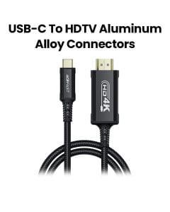 Acefast USB-C to HDTV Aluminum Alloy Connectors HD Video Cable - Black | C1-10