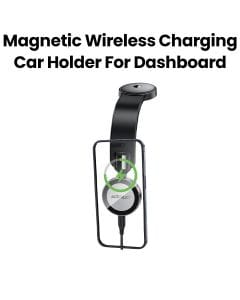 Acefast Magnetic Wireless Charging Car Holder for Dashboard - Black | D37