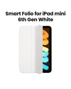 Apple Smart Folio for iPad mini (6th Generation) - White (MM6H3ZM/A)