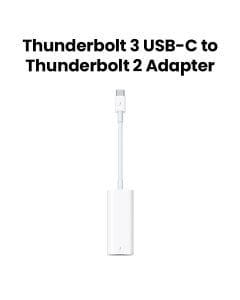 Apple Thunderbolt 3 (USB-C) to Thunderbolt 2 Adapter, High-Speed Data Transfer, 4K Display Support at 60Hz - White - MYH93ZM/A