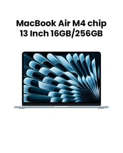 Apple 13-inch MacBook Air: Apple M4 chip with 10-core CPU and 8-core GPU, 16GB, 256GB SSD - Sky Blue |MC6T4AB/A