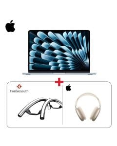 MacBook Air Studio Bundle Apple MacBook Air 16GB 256GB Sky Blue + Twelve South Laptop Stand + Airpods Max (603001000005528,603001000010360,603001000012775)