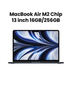 Apple MacBook Air 13" M2 Chip 8-Core CPU and 8-Core GPU, 16GB, 256GB - Midnight |MC7X4AB/A