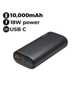 Aukey 10000mAh Power Bank with 20W PD - Black |PB-Y36 BK