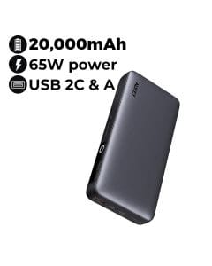 Aukey 20000mAh 65W PD 1A+2C Power Bank - Gray |PB-Y43-GY
