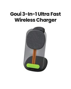 Goui 3-in-1 Ultra Fast Wireless Charger - Black |G-3IN1TW-T