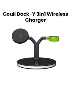Goui 3-in-1 Wireless Charger Dock-Y - Black |G-3IN1WIRE-3A